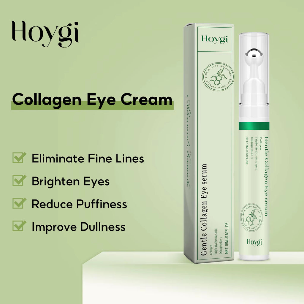 Collagen Eye Serum Lightening Dark Circles Remover Eye Bags Reduce Fine Lines Tightening Lifting Moisturizing under Eye Roller