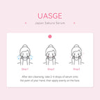 Sakura Whitening Face Serum anti Aging Fade Fine Lines Tighten Pores Improve Melanin Pigment Dull Moisturizer Brighten Skin Care