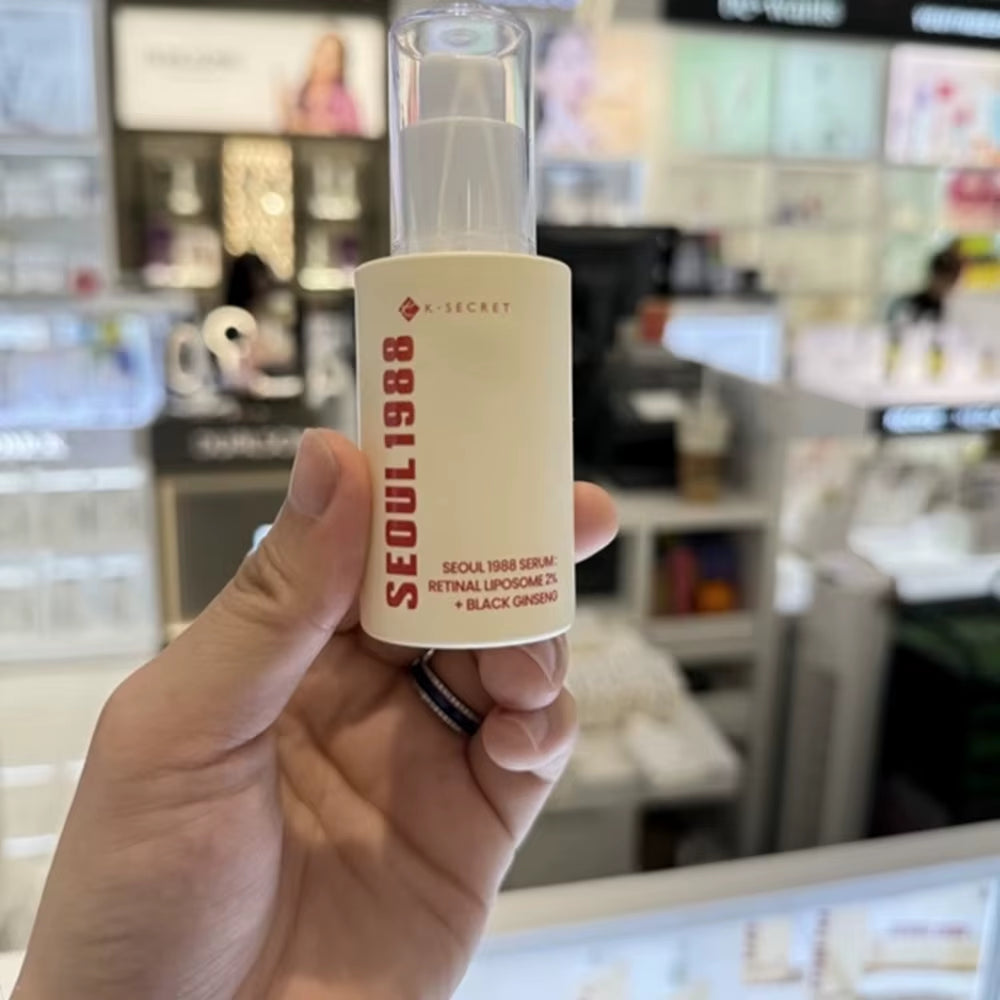 Original K-SECRET SEOUL 1988 Retinal Ginseng Niacinamide Firming Repair Essence, Retinol Eye Cream, Moisturizer Korean Skin Care