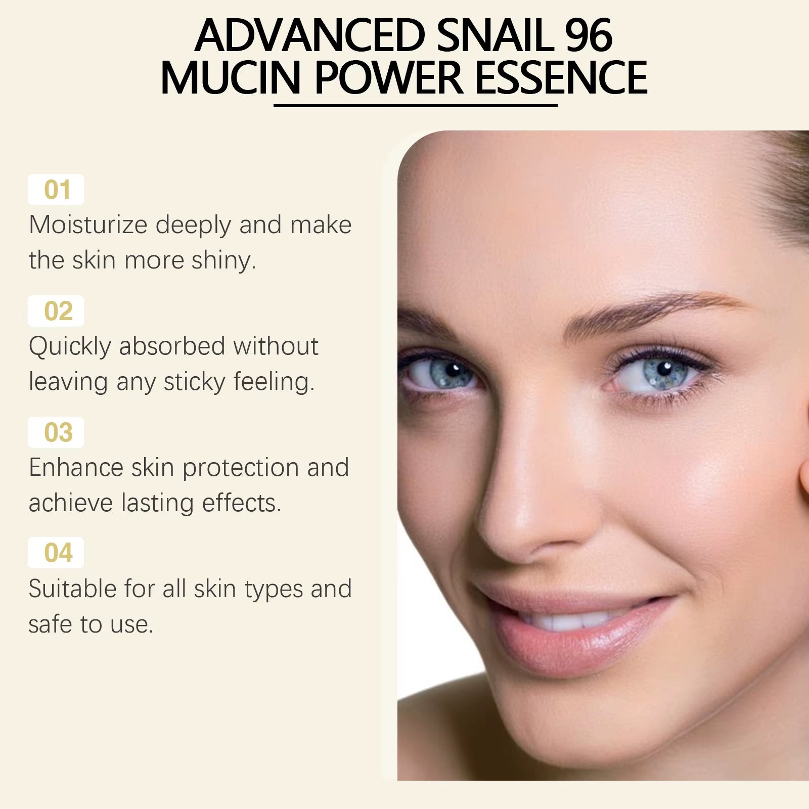 Snail 96 Mucin Power Essence Fading Fine Lines Moisturizing Lifting Firming Smoothing Nourishin Brightening Skin Care