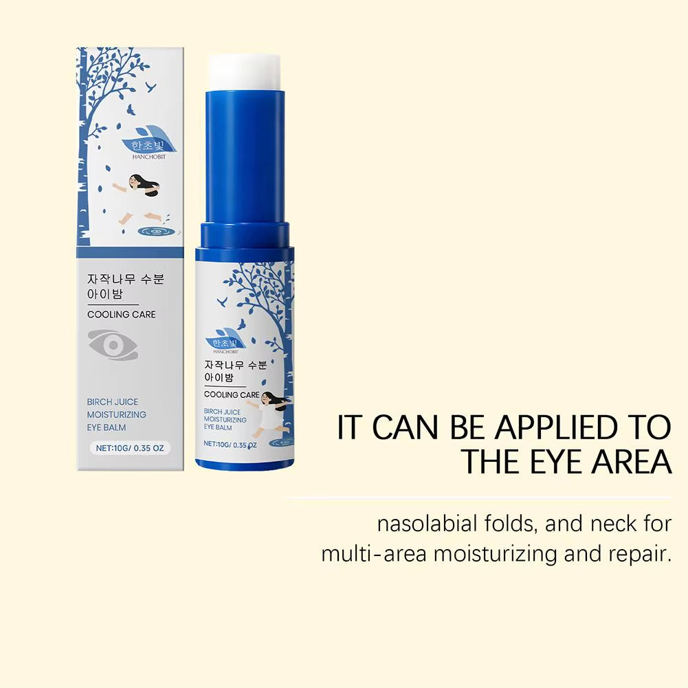 Hanchobit Birch Juice Eye Cream Moisturizing Sunscreen Stick Dark Circles Removal Remove Eye Bags Eye Balm Stick Birch Sap