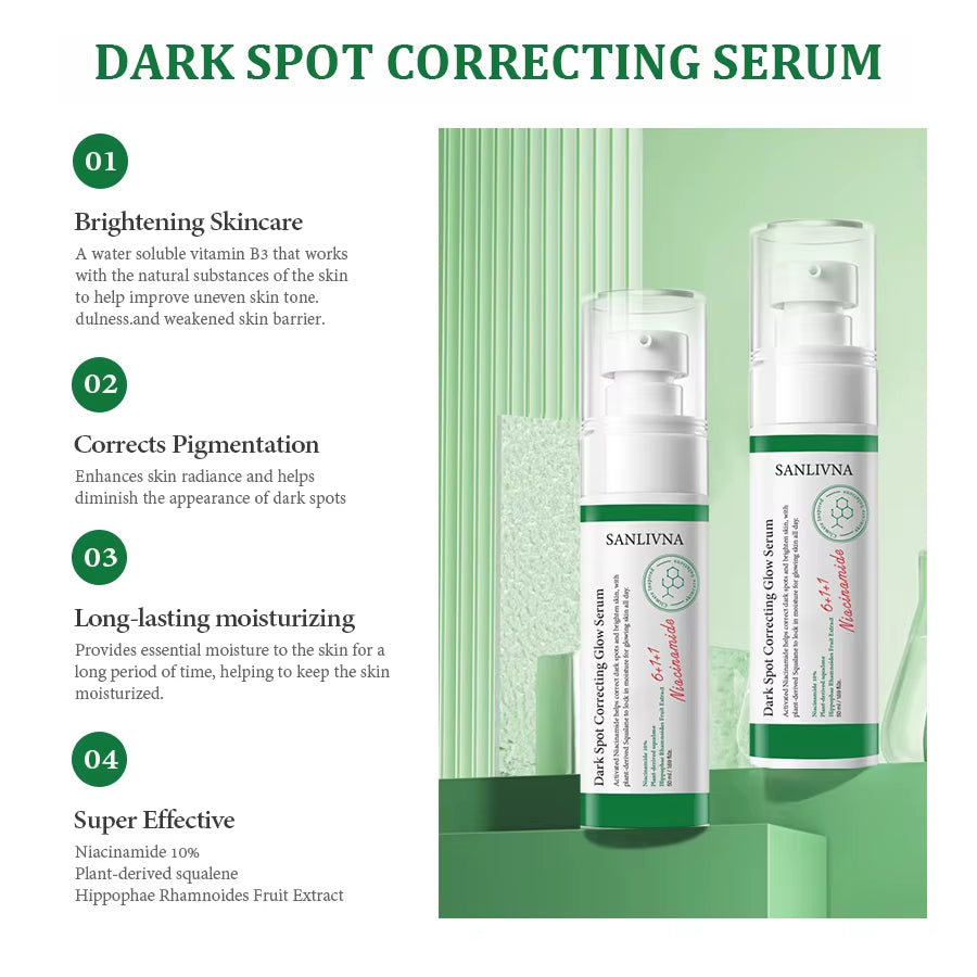Dark Spot Correction Essence Effectively Improves Facial Dullness, Moisturizes and Brightens Skin Tone, Gentle Essence 50Ml