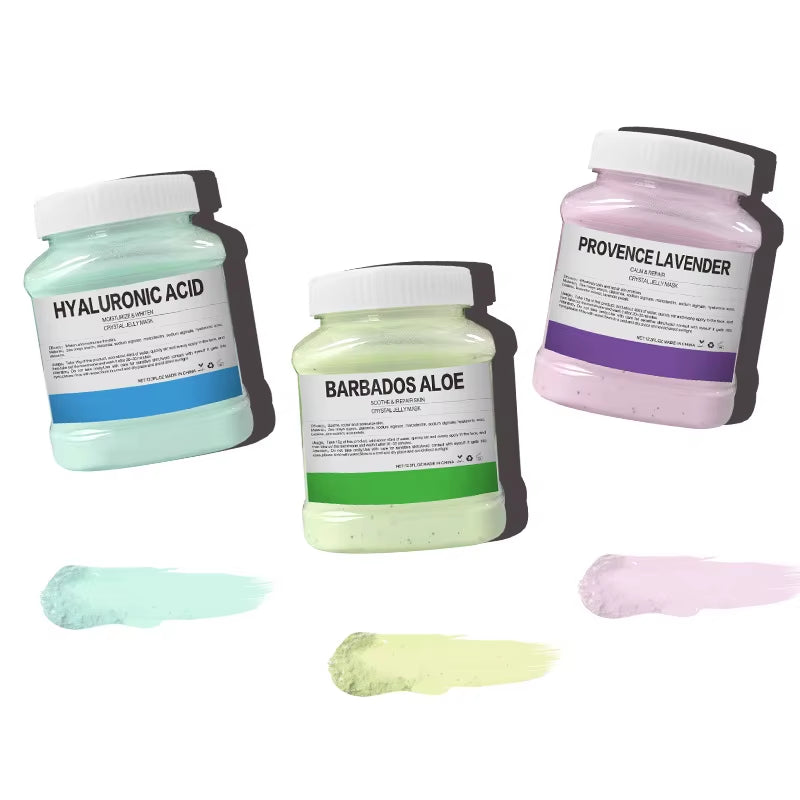 350G Hydrating 24K Gold Soft Mask Powder Rose Petal Crystal Jelly Mask Powder Skin Care Dropshipping