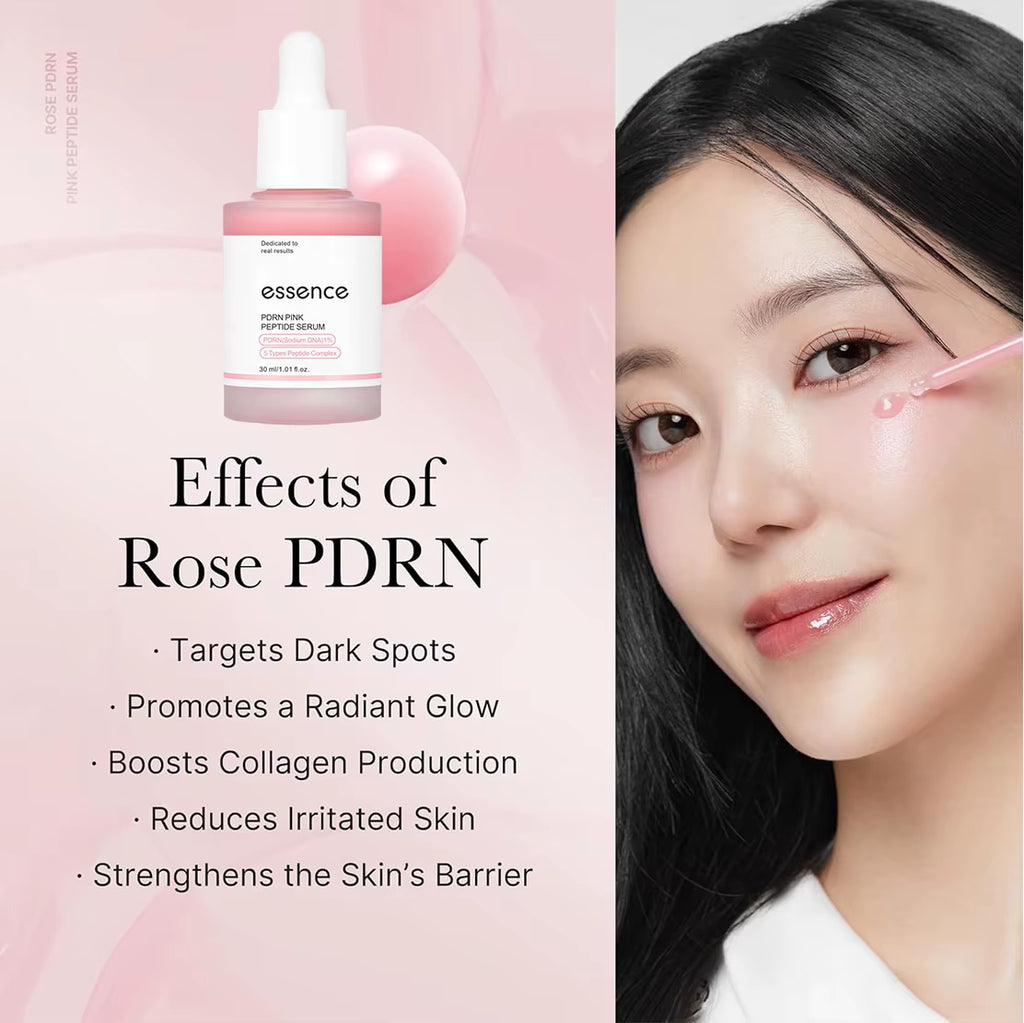 PDRN PINK PEPTLDE SERUM Pink Peptide Collagen Facial Hydrating Moisturizing