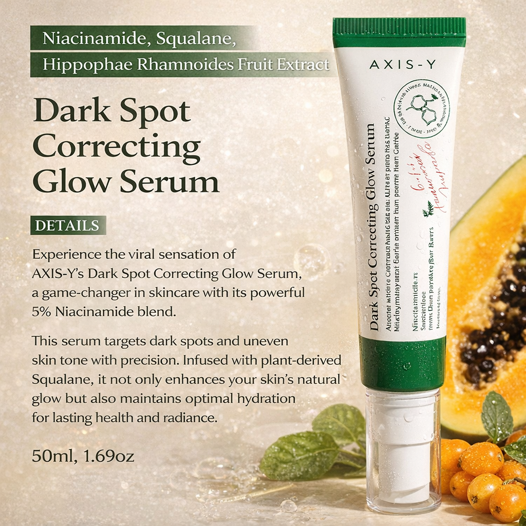 AXIS-Y™ Dark Spot Correcting Glow Serum – 5% Niacinamide Brightening Care
