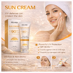 SPF 90 Whitening Sunscreen Cream – Oil Control Sunblock for Face & Body