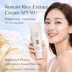 Rice™ SPF50+ Sunscreen Cream – Lightweight Brightening Daily UV Protection