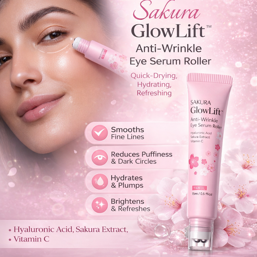 Sakura GlowLift™ Anti-Wrinkle Eye Serum Roller