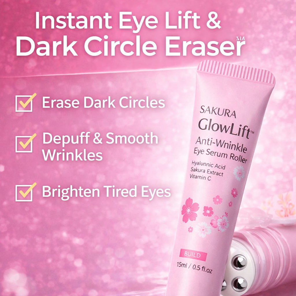 Sakura GlowLift™ Anti-Wrinkle Eye Serum Roller