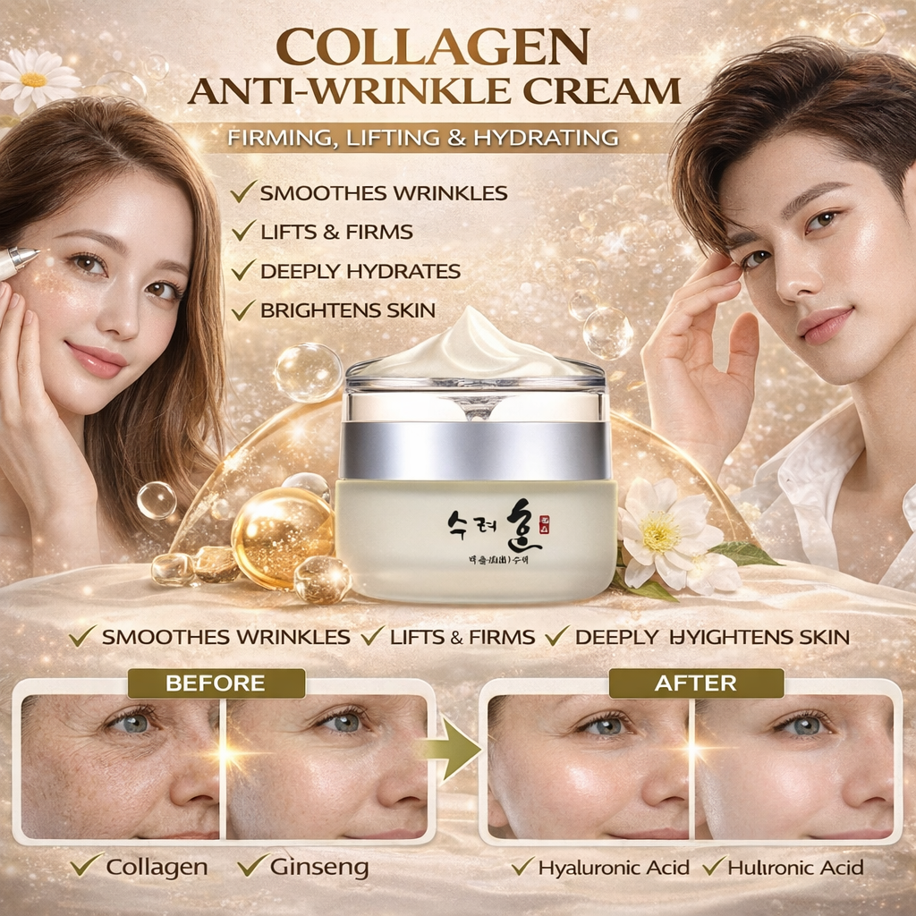 Collagen™ Anti-Wrinkle Firming Face Cream – Lifting & Deep Hydration Care 50g