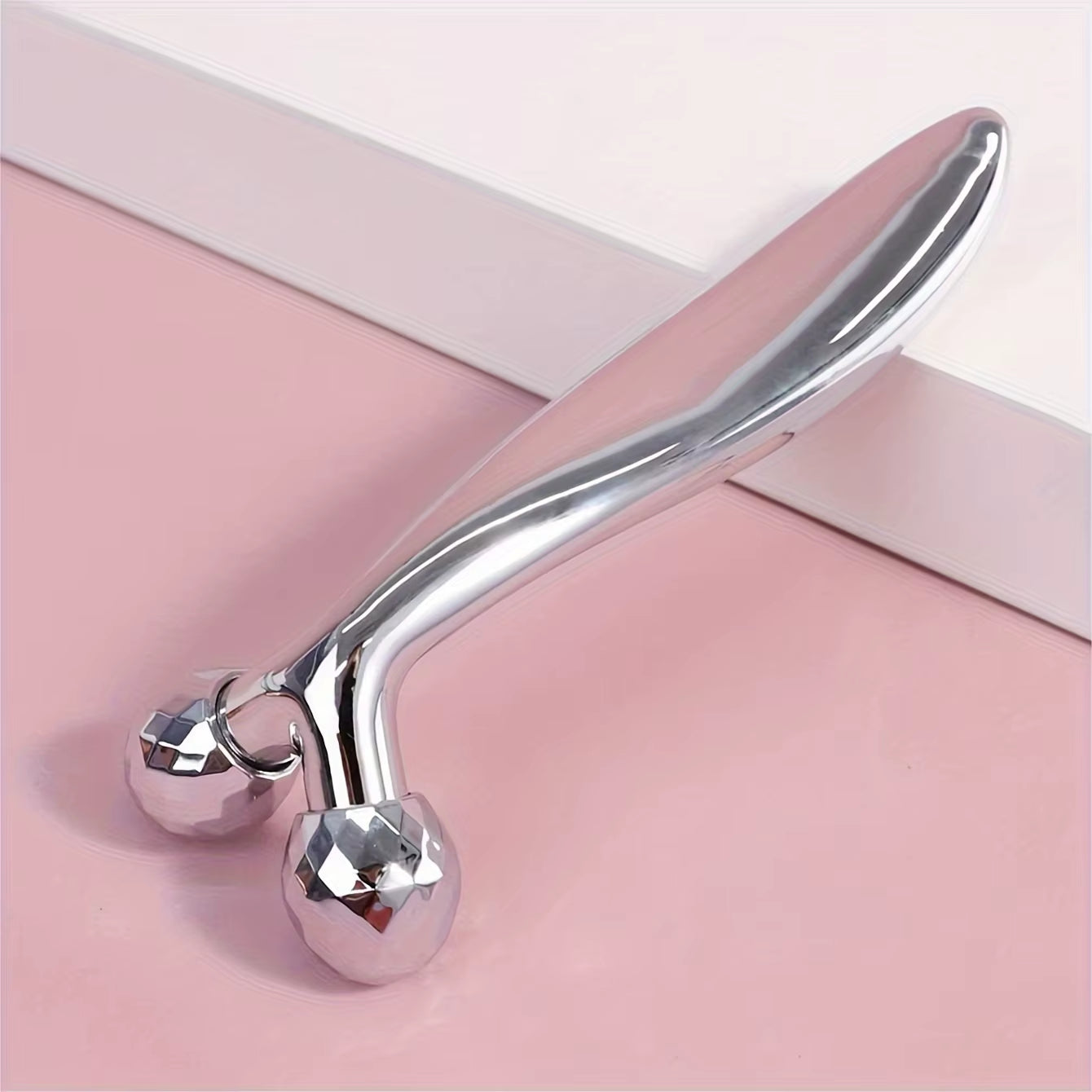 6-Piece Facial Cleansing Tool Set, Including a Stainless Steel Scraping Board, Ice Roller, Cloth Bag, Etc.