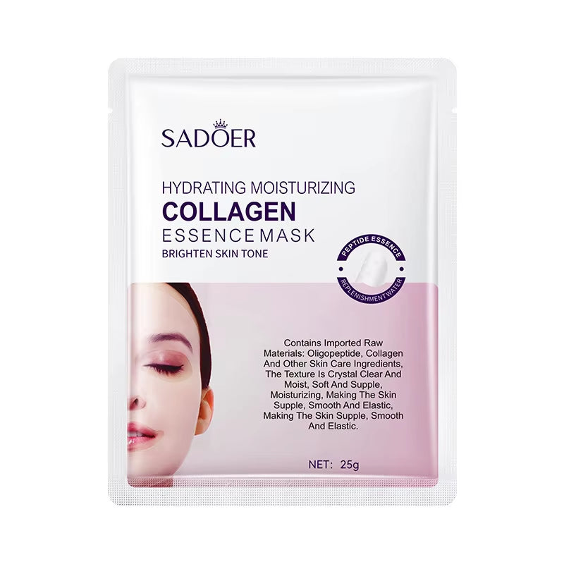 Collagen anti Wrinkle Facial Mask anti Aging Fade Fine Lines Firm Skin Moisturizing Brightening Smooth Skincare Korean Cosmetics