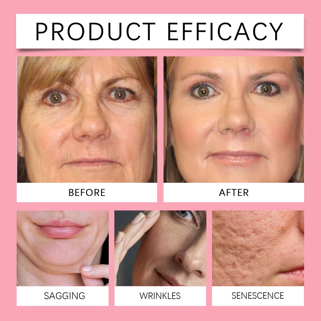 Collagen Peel off Mask with Application Brush anti Wrinkle Firming Hydrating Easy Peel All Skin Types Non Irritating Clean