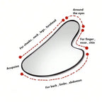 304 Stainless Steel Gua Sha Facial Tools Face Massage Tools Smooth Sturdy Metal Scraper Guasha Tool Face Body Reduce Puffiness