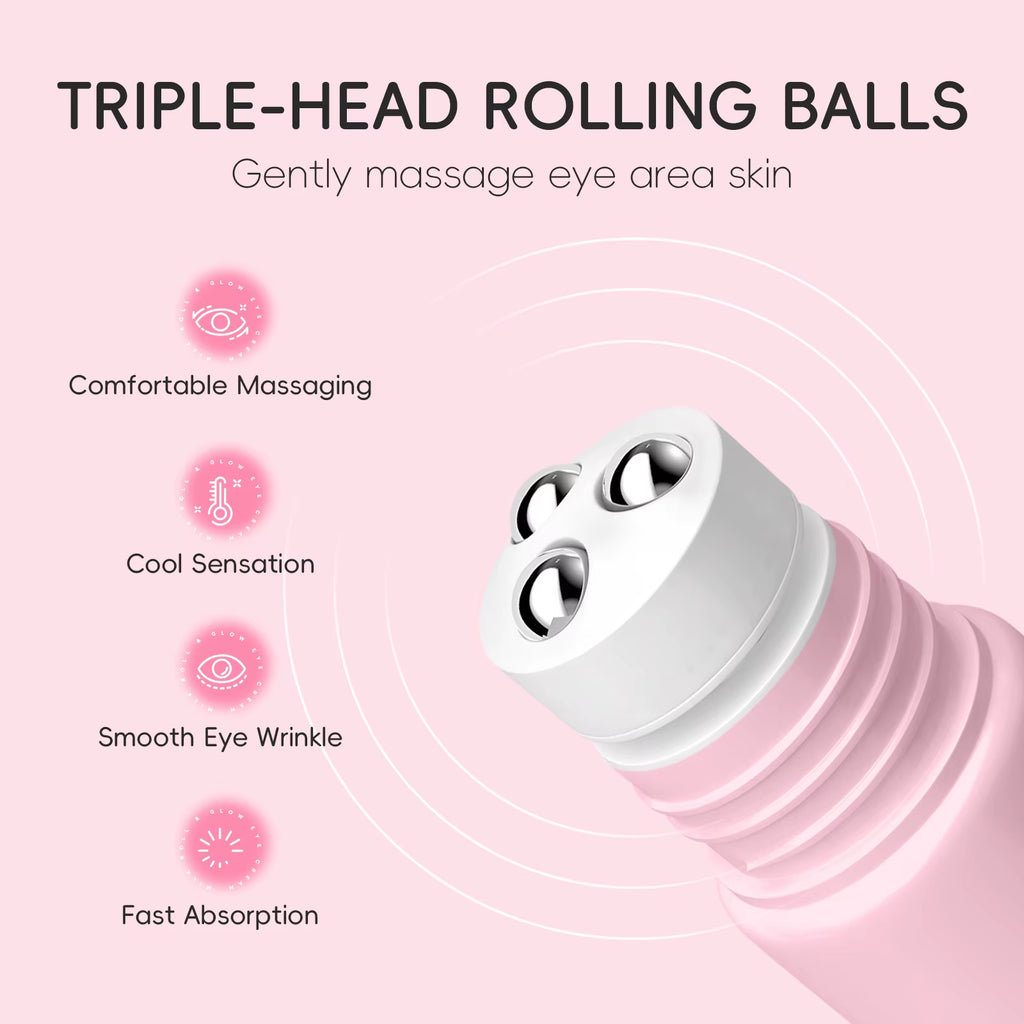 Sakura Anti- Wrinkle Eye Cream with Roller Ball Quick Drying Hydrating Hyaluronic Acid Refreshing Eye Serum 15Ml