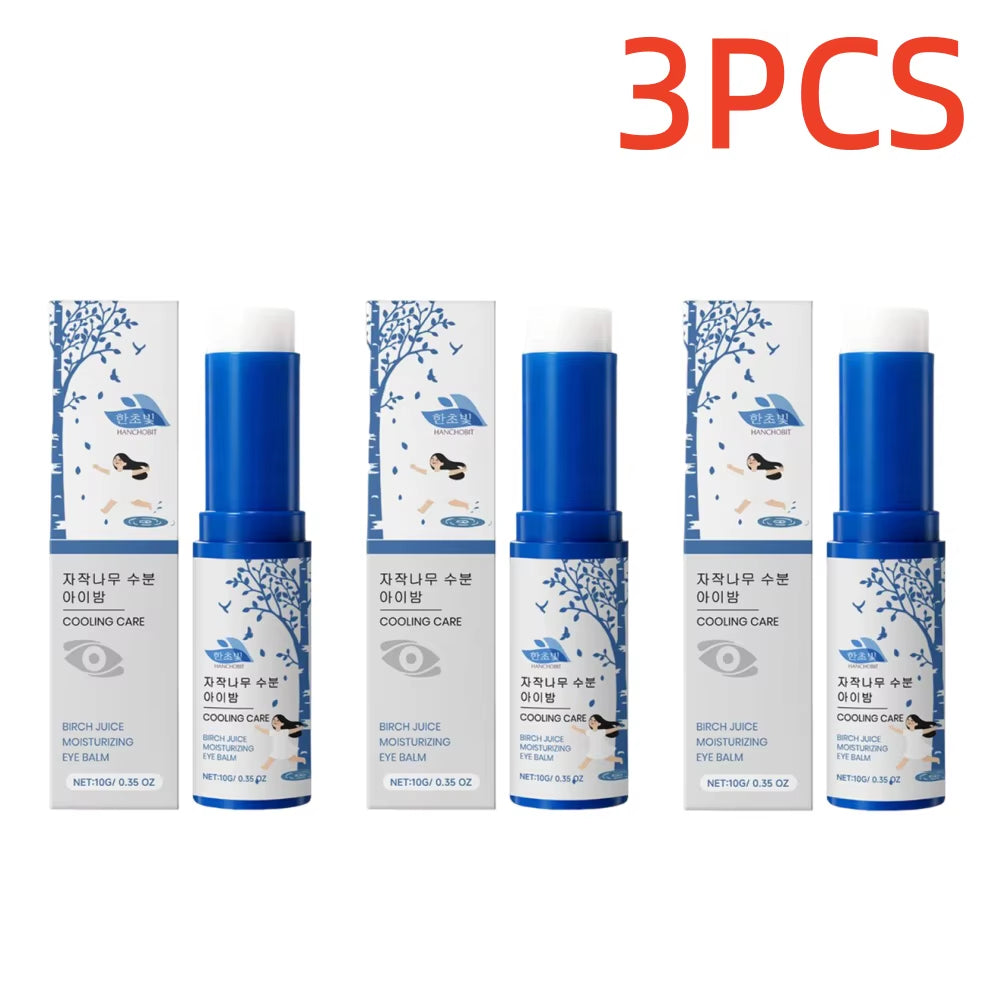 Hanchobit Birch Juice Eye Cream Moisturizing Sunscreen Stick Dark Circles Removal Remove Eye Bags Eye Balm Stick Birch Sap