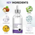 Pore Shrinking Serum Face Removing Large Pores Tightening Facial Pore Minimizing Essence Skin Care Beauty Firm Skin
