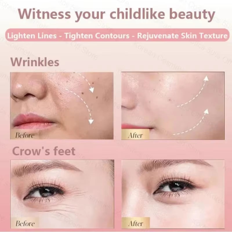 Collagen anti Wrinkle Facial Mask anti Aging Fade Fine Lines Firm Skin Moisturizing Brightening Smooth Skincare Korean Cosmetics